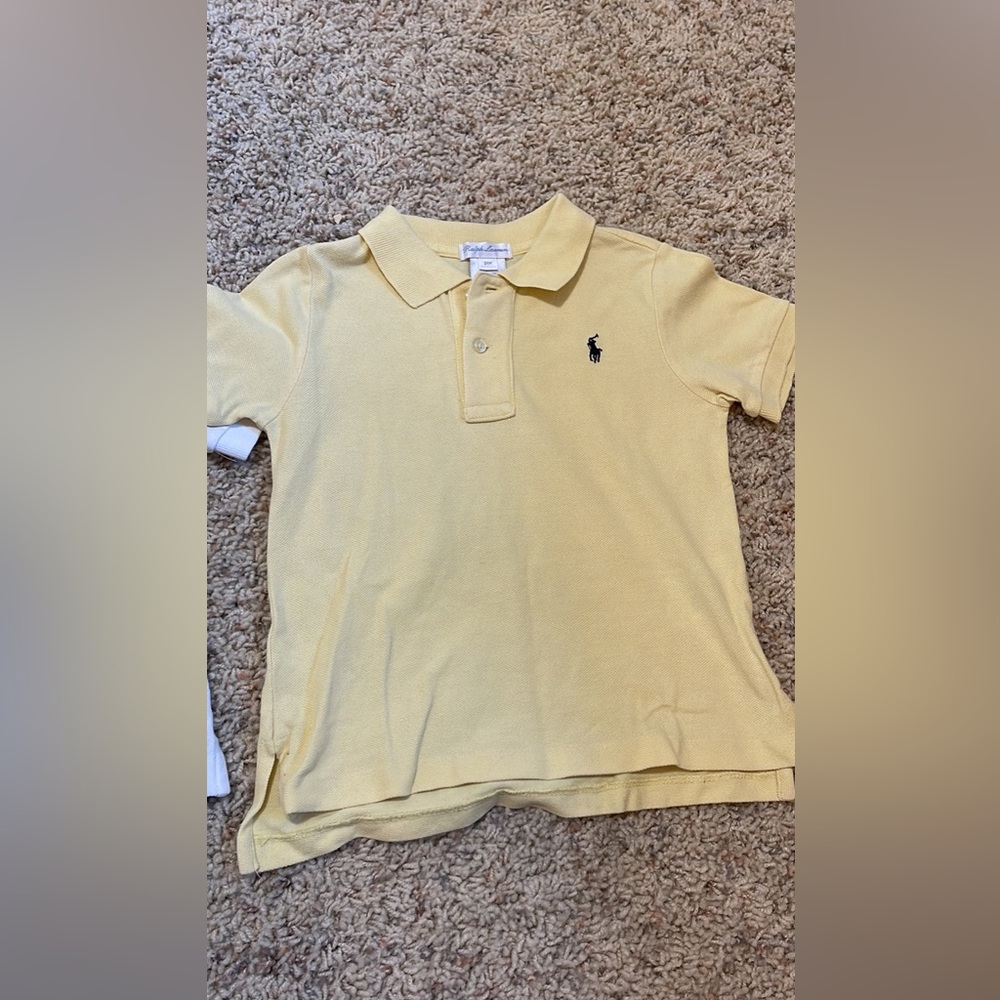 Two Ralph Lauren baby toddler polo tshirts